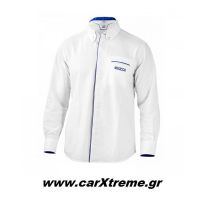 Sparco Πουκάμισο Μακρυμάνικο 01257BI Λευκό