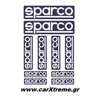 Sparco Kit of 10 Stickers