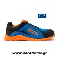 Sparco Παπούτσια Εργασίας PRACTICE S1P 07517AZAF Μπλε/Πορτοκαλί