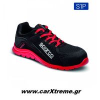 Sparco Παπούτσια Εργασίας PRACTICE S1P 07517NRRS Μαύρο/Κόκκινο