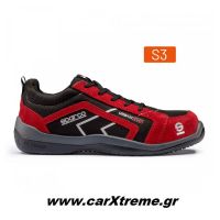 Sparco Παπούτσια Εργασίας URBAN EVO S3 07518NRRS Μαύρο/Κόκκινο