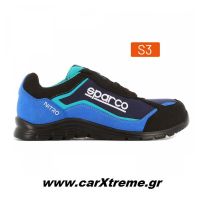 Sparco Παπούτσια Εργασίας NITRO S3 07522NRAZR Μαύρο/Μπλε