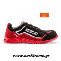 Sparco Παπούτσια Εργασίας NITRO S3 07522RSNR Κόκκινο/Μαύρο