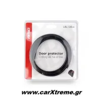 Τριμ Πόρτας Προστατευτικό Τύπου U 8x130cm Μαύρο