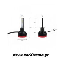 H1 BF-SERIES 8-32V 50W ETi-1860 2x25W 6.000K 3100lm Λάμπα LED με Ανεμιστηράκι 2 τεμ