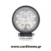 Προβολέας Εργασίας Working Lamp Flood 9LED 3030 9-36V 2160lm 6000K Φ 110mm AWL06