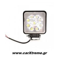 Προβολέας Εργασίας Working Lamp Flood 9LED 3030 9-36V 2160lm 6000K 110x110mm AWL07