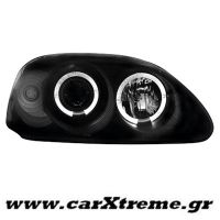 Φανάρι Εμπρός Μαύρο Honda Civic 2+5D 96-98