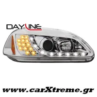 Φανάρι Εμπρός Chrome Honda Civic 2+5D 96-98