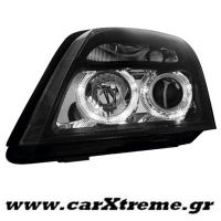 Φανάρι Εμπρός Μαύρο Opel Vectra C 02-04
