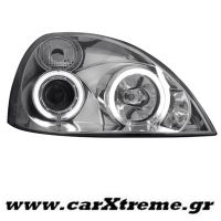 Φανάρι Εμπρός Chrome Για Αυτοκίνητο Renault Clio MK3 01-05