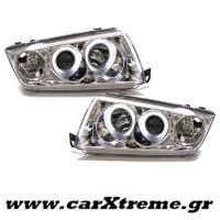 Φανάρι Εμπρός Chrome Skoda Fabia 99-07
