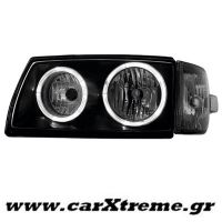 Φανάρι Εμπρός Μαύρο VW T4 97-03