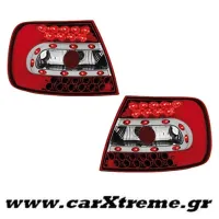 Φανάρι Πίσω Red Crystal Led Audi A4 B5 Lim 95-99/99-01