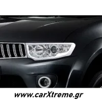 Εμπρόσθιες γρίλιες φαναριών Mitsubishi L200 2010+