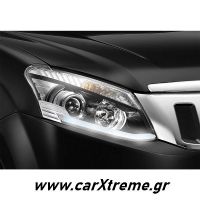 Φρυδάκι χρωμίου με ενσωματωμένα φώτα ημέρας Isuzu D-Max 2012+