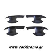 Σκαφάκια χειρολαβών μαρκέ μαύρο ματ Ford Ranger T6 2012+, T7 2017+& T8 2020+
