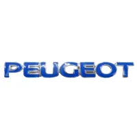PEUGEOT ΠΛΑΣΤΙΚΟ ΣΗΜΑ 3D ΓΙΑ ΠΟΡΤ ΜΠΑΓΚΑΖ 15,6 Χ 1,9 cm ΜΠΛΕ/ΧΡΩΜΙΟ (ΑΥΤΟΚΟΛΛΗΤΟ) - 1 ΤΕΜ.