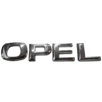 OPEL ΠΛΑΣΤΙΚΟ ΣΗΜΑ 3D ΓΙΑ ΠΟΡΤ ΜΠΑΓΚΑΖ 11,2 Χ 2,1 cm ΧΡΩΜΙΟ (ΑΥΤΟΚΟΛΛΗΤΟ) - 1 ΤΕΜ.