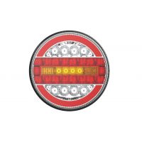ΦΑΝΑΡΙ ΤΡΕΙΛΕΡ ΠΙΣΙΝΟ RCL-07-LR 10-30V LED ΣΤΡΟΓΓΥΛΟ Φ140x38mm ΜΕ ΚΑΛΩΔΙΟ 1ΤΕΜ