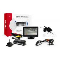 ΣΥΣΤΗΜΑ ΠΑΡΚΑΡΙΣΜΑΤΟΣ 12V ΜΕ 4 ΑΙΣΘΗΤΗΡΕΣ (ΛΕΥΚΟ) 22mm ΚΑΜΕΡΑ HD-315 ΚΑΙ ΟΘΟΝΗ TFT01 ΑΜΙΟ