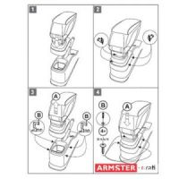 Βάση Κονσόλας Χειρόφρενου Αυτοκινήτου για Fiat Sedici 2006