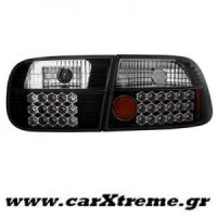 Φανάρι Πίσω Μαύρο Led Honda Civic 2+4D 92-95