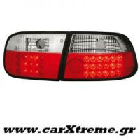 Φανάρι Πίσω Red Crystal Led Honda Civic 2+4D 92-95