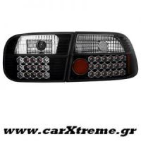 Φανάρι Πίσω Μαύρο Led Honda Civic 3D 92-95