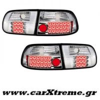 Φανάρι Πίσω Crystal Led Honda Civic 3D 92-95