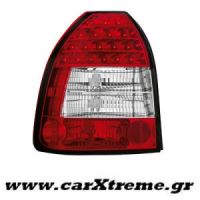 Φανάρι Πίσω Red Crystal Led Honda Civic 3D 96-02
