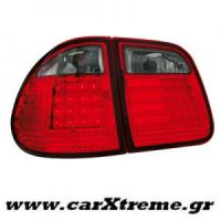 Φανάρι Πίσω Red Black Led Mercedes Benz W210 T Model 96-03