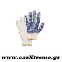 Γάντια Συνεργείου 00207 Άσπρο-Μπλε Sparco