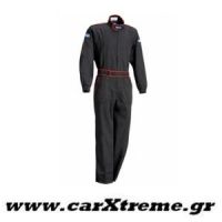 Φόρμα Pit Stop Μαύρη Sparco