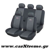 Καλύμματα Καθισμάτων WRC Full Set Γκρι Χρώμα