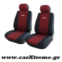 Καλύμματα Μπροστινών Καθισμάτων WRC Κόκκινο Χρώμα