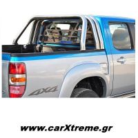 Mazda BT-50 2007+ Roll Bar Τριών Σκελών Επίπεδη Σχάρα