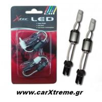 Αντιστάσεις Led T10 5W Canbus Xtec κουμπωτές