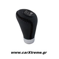 Λεβιές Ταχυτήτων μαύρο δέρμα με ένδειξη ταχυτήτων