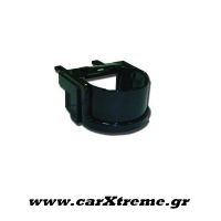 Ποτηροθήκη αυτοκινήτου αεραγωγού μάυρη φαρδιά