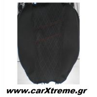 Καλύμματα καθισμάτων αυτοκινήτου μαύρα-ρόμβος
