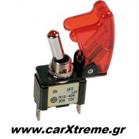 Αεροπορικού τύπου διακόπτης σε κόκκινο χρώμα