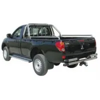 MITSUBISHI L200 '06> - Roll bar 407 Inox- 095 Inox