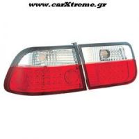 Φανάρια αυτοκινήτου πίσω κόκκινα Honda Civic '96 3D