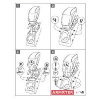 Βάση Κονσόλας Χειρόφρενου Αυτοκινήτου για Αlfa Romeo 147