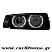 Φανάρι Εμπρός Μαύρο BMW E36 Coupe 92-98