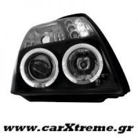 Φανάρι Εμπρός Μαύρο Citroen C2 03+