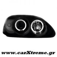 Φανάρι Εμπρός Μαύρο Honda Civic 99-00