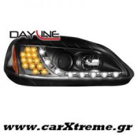 Φανάρι Εμπρός Μαύρο Honda Civic 2+5D 99-02