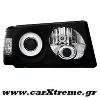 Φανάρι Εμπρός Μαύρο Mercedes Benz W124 E Class 93-95